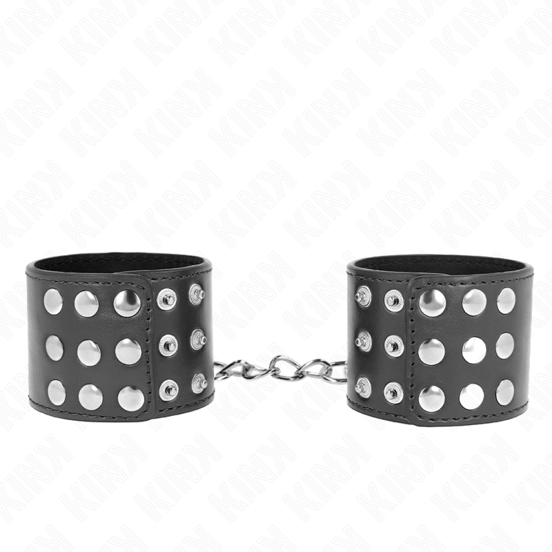 Kink - Muñequeras Con Cierre A Presión Ajustable Negro 19-24 Cm X 5.5 Cm 2 Kink - Muñequeras Con Cierre A Presión Ajustable Negro 19-24 Cm X 5.5 Cm - Imagen 2