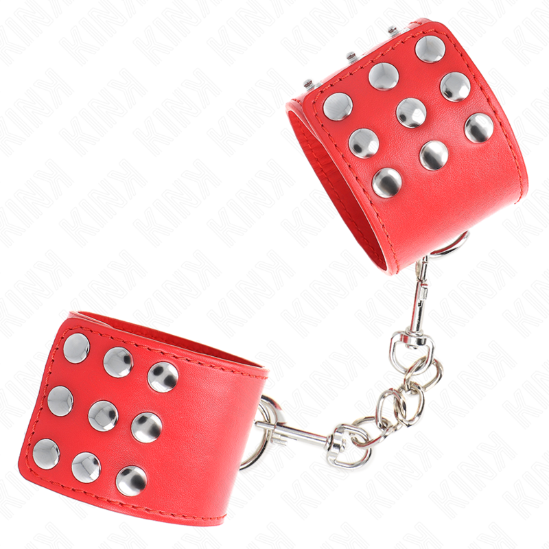 Kink - Muñequeras Con Cierre A Presión Ajustable Rojo 19-24 Cm X 5.5 Cm 3 Kink - Muñequeras Con Cierre A Presión Ajustable Rojo 19-24 Cm X 5.5 Cm - Imagen 3