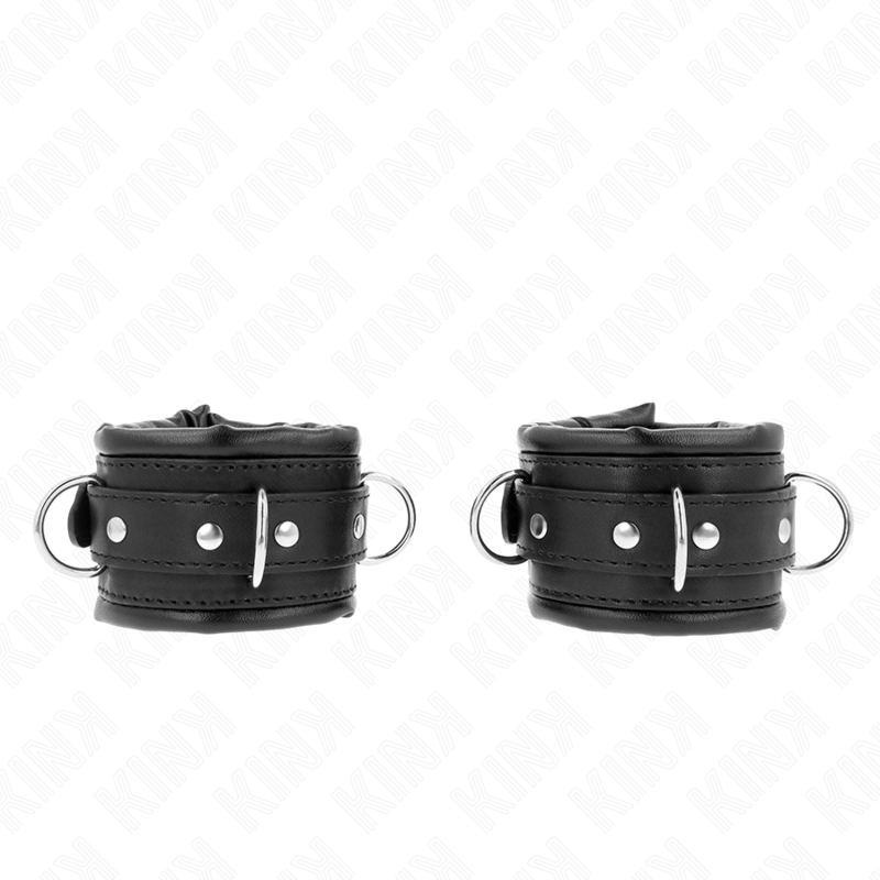 Kink - Muñequeras Estilo Heavy Forro Negro Ajustable 20-30 Cm X 6 Cm 2 Kink - Muñequeras Estilo Heavy Forro Negro Ajustable 20-30 Cm X 6 Cm - Imagen 2