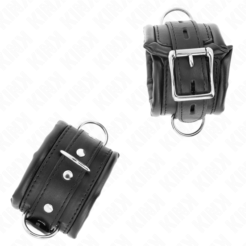 Kink - Muñequeras Estilo Heavy Forro Negro Ajustable 20-30 Cm X 6 Cm 3 Kink - Muñequeras Estilo Heavy Forro Negro Ajustable 20-30 Cm X 6 Cm - Imagen 3