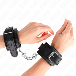 Kink - Muñequeras Finas Negro Ajustable 21-33 Cm