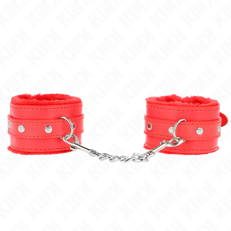 Kink - Muñequeras Forradas Premium Rojo Con Correa Rojo Ajustable 17-29 Cm X 6 Cm 2 Kink - Muñequeras Forradas Premium Rojo Con Correa Rojo Ajustable 17-29 Cm X 6 Cm - Imagen 2