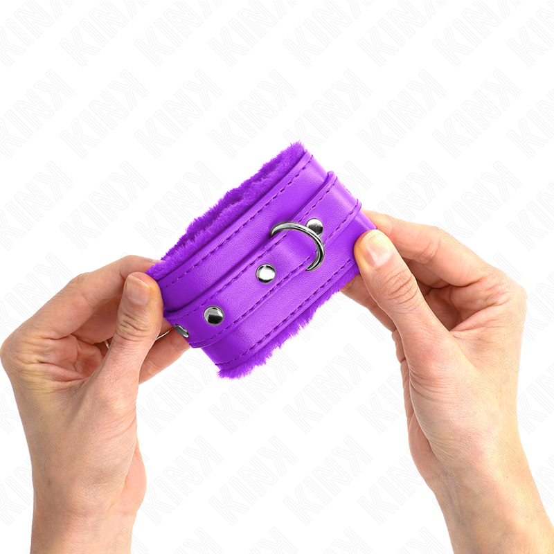 Kink - Muñequeras Forradas Premium Violeta Con Correa Violeta Ajustable 17-29 Cm X 6 Cm 4 Kink - Muñequeras Forradas Premium Violeta Con Correa Violeta Ajustable 17-29 Cm X 6 Cm - Imagen 4