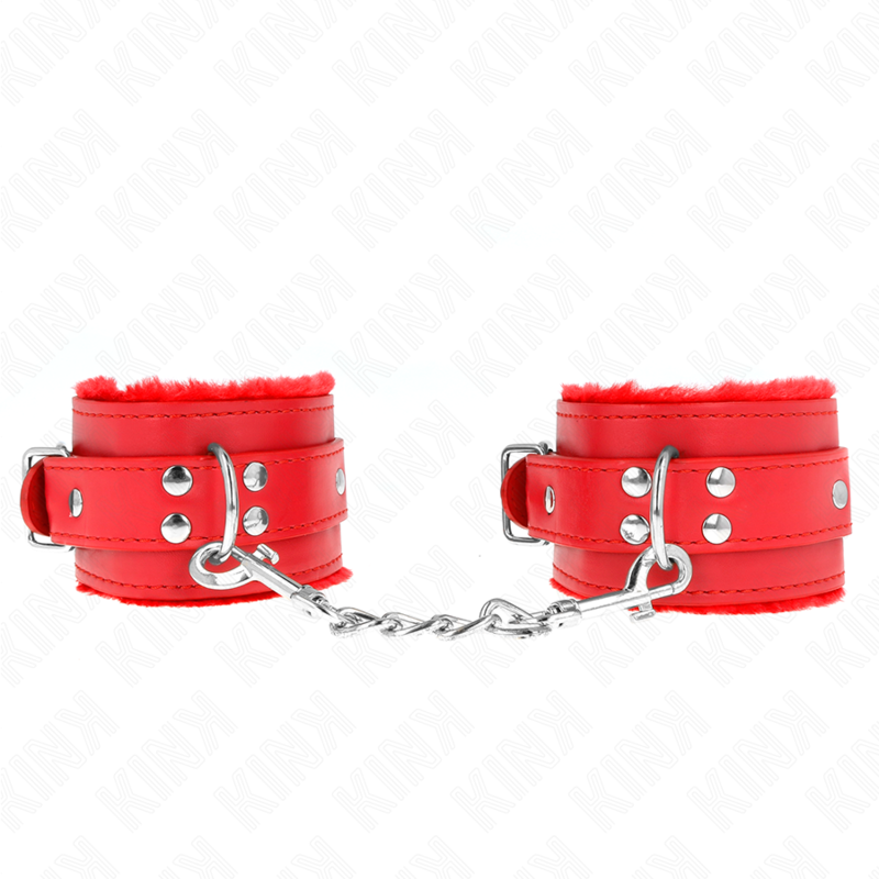 Kink - Muñequeras Forradas Rojo Con Correa Rojo Ajustable 20-29 Cm X 5.5 Cm 2 Kink - Muñequeras Forradas Rojo Con Correa Rojo Ajustable 20-29 Cm X 5.5 Cm - Imagen 2