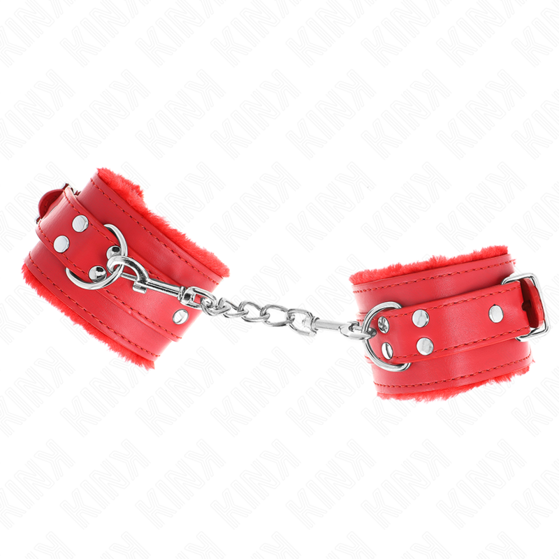 Kink - Muñequeras Forradas Rojo Con Correa Rojo Ajustable 20-29 Cm X 5.5 Cm 3 Kink - Muñequeras Forradas Rojo Con Correa Rojo Ajustable 20-29 Cm X 5.5 Cm - Imagen 3