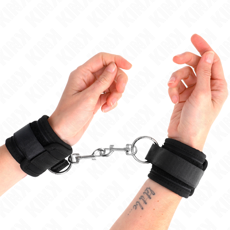 Kink - Muñequeras Negro Ajustable 18-35 Cm X 6 Cm 1 Kink - Muñequeras Negro Ajustable 18-35 Cm X 6 Cm