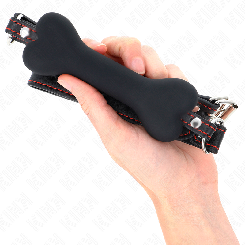 Kink - Mordaza De Hueso 12 Cm Negro 63 X 2 Cm 4 Kink - Mordaza De Hueso 12 Cm Negro 63 X 2 Cm - Imagen 4