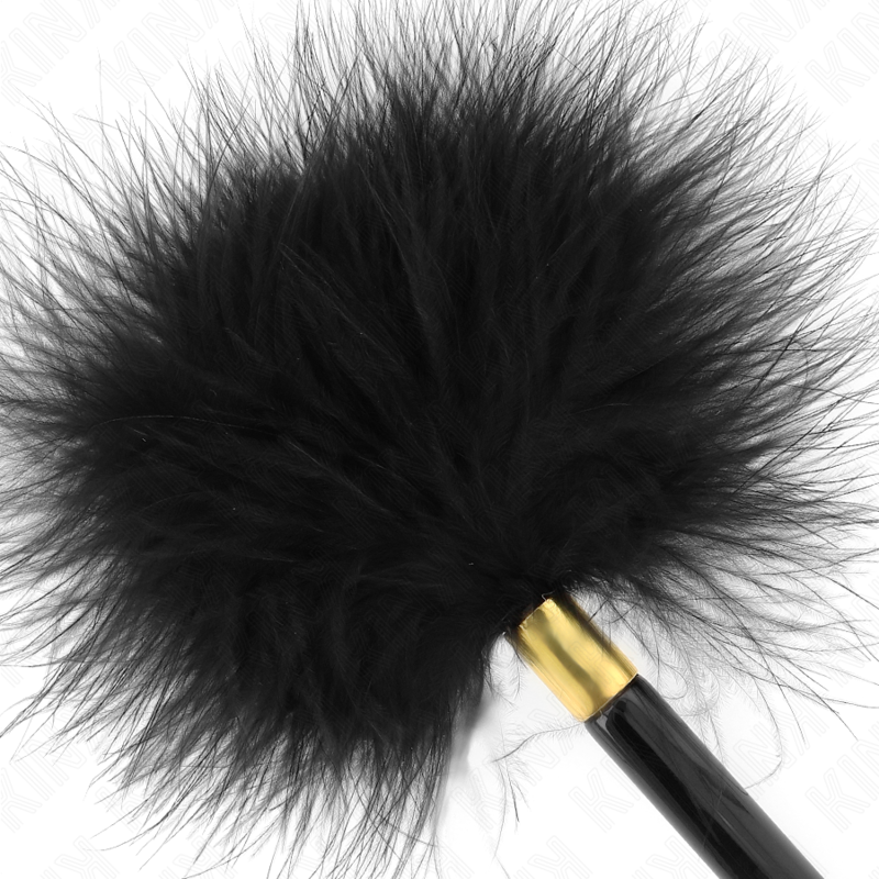 Kink - Plumas Para Cosquillas Metal Dorado Negra 18 Cm 4 Kink - Plumas Para Cosquillas Metal Dorado Negra 18 Cm - Imagen 4