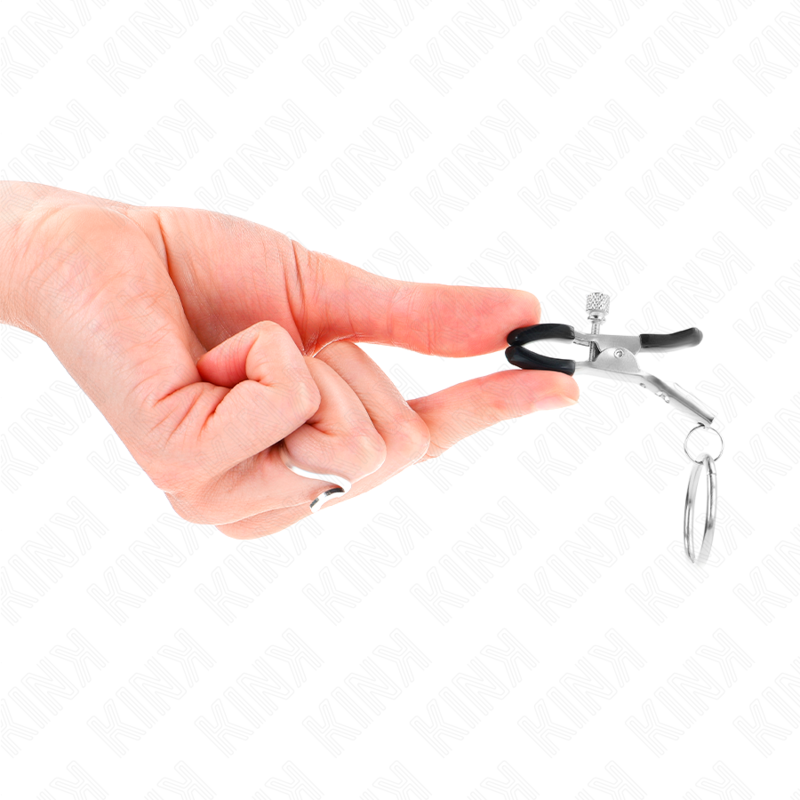 Kink - Pinzas Para Pezones Con Aro 6 Cm 3 Kink - Pinzas Para Pezones Con Aro 6 Cm - Imagen 3