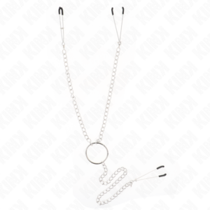 Kink - Pinzas para Pezones y Clítoris con Cadena 30 Cm Modelo 1