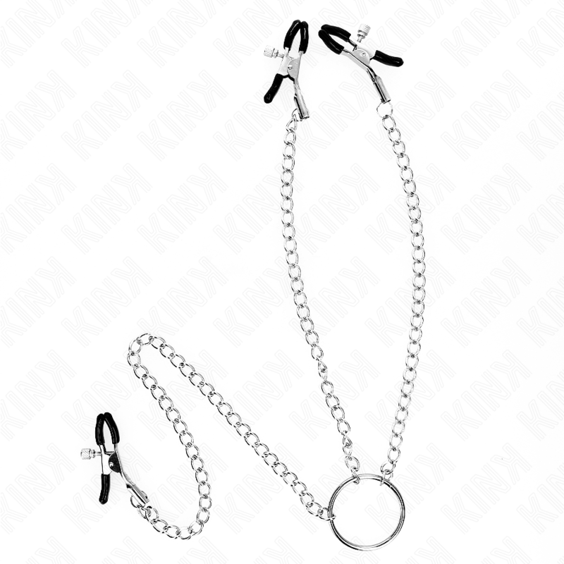 Kink - Pinzas Para Pezones Y Clítoris Con Cadena 30 Cm Modelo 2 1 Kink - Pinzas Para Pezones Y Clítoris Con Cadena 30 Cm Modelo 2