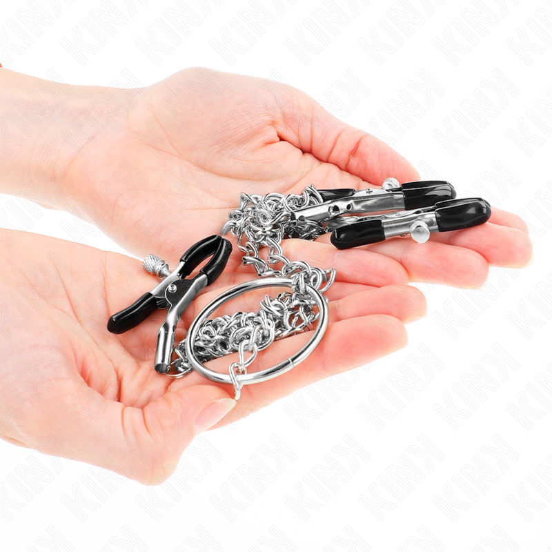 Kink - Pinzas Para Pezones Y Clítoris Con Cadena 30 Cm Modelo 2 3 Kink - Pinzas Para Pezones Y Clítoris Con Cadena 30 Cm Modelo 2 - Imagen 3