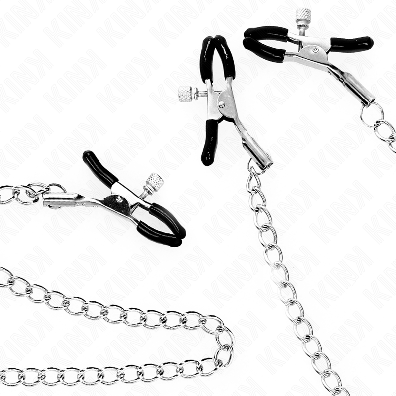 Kink - Pinzas Para Pezones Y Clítoris Con Cadena 30 Cm Modelo 2 4 Kink - Pinzas Para Pezones Y Clítoris Con Cadena 30 Cm Modelo 2 - Imagen 4