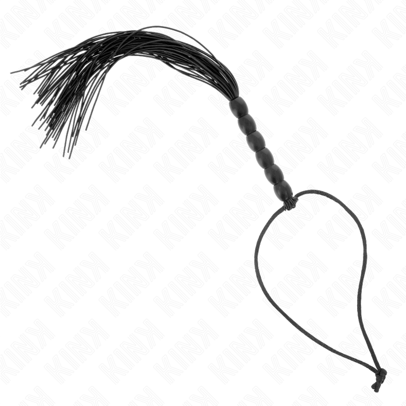 Kink - Mini Látigo De Silicona Con Agarre 6 Bolas Negro 26 Cm 2 Kink - Mini Látigo De Silicona Con Agarre 6 Bolas Negro 26 Cm - Imagen 2