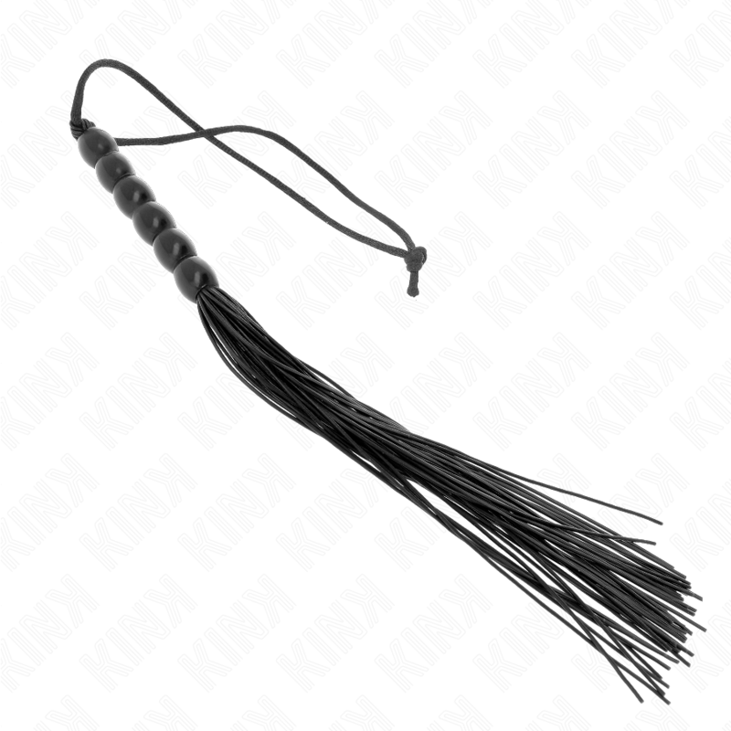 Kink - Mini Látigo De Silicona Con Agarre 6 Bolas Negro 26 Cm 4 Kink - Mini Látigo De Silicona Con Agarre 6 Bolas Negro 26 Cm - Imagen 4