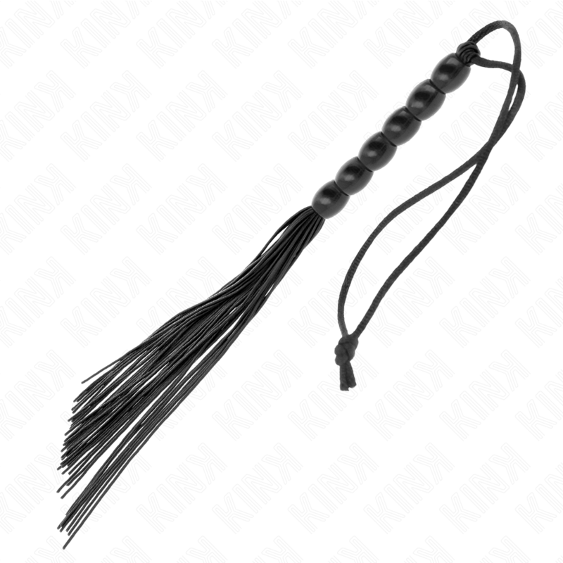 Kink - Mini Látigo De Silicona Con Agarre 6 Bolas Negro 26 Cm 5 Kink - Mini Látigo De Silicona Con Agarre 6 Bolas Negro 26 Cm - Imagen 5