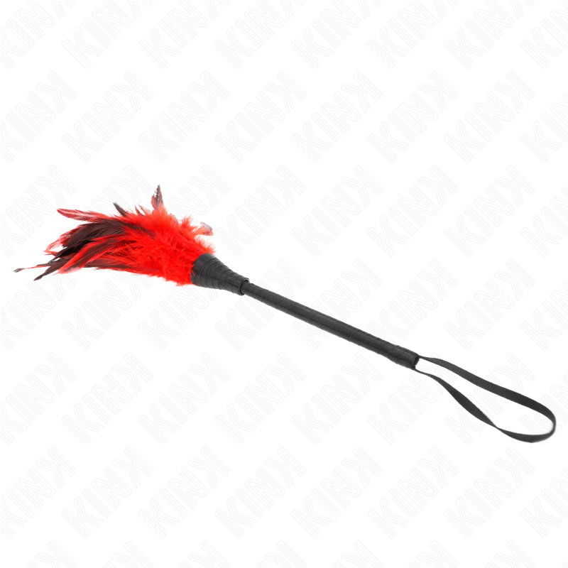 Kink - Plumas De Pollo Para Cosquillas Con Forma Cuerno De Criada Rojo 36 Cm 3 Kink - Plumas De Pollo Para Cosquillas Con Forma Cuerno De Criada Rojo 36 Cm - Imagen 3