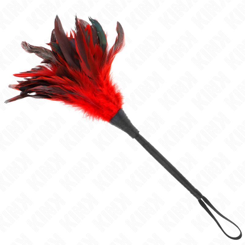 Kink - Plumas De Pollo Para Cosquillas Con Forma Cuerno De Criada Rojo 36 Cm 2 Kink - Plumas De Pollo Para Cosquillas Con Forma Cuerno De Criada Rojo 36 Cm - Imagen 2