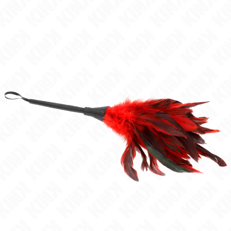 Kink - Plumas De Pollo Para Cosquillas Con Forma Cuerno De Criada Rojo 36 Cm 4 Kink - Plumas De Pollo Para Cosquillas Con Forma Cuerno De Criada Rojo 36 Cm - Imagen 4