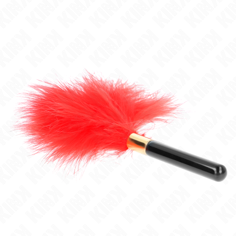 Kink - Plumas Para Cosquillas Metal Dorado Rojo 18 Cm 3 Kink - Plumas Para Cosquillas Metal Dorado Rojo 18 Cm - Imagen 3