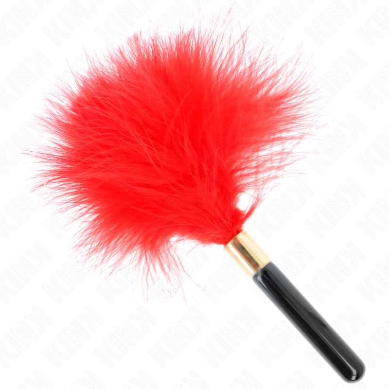 Kink - Plumas Para Cosquillas Metal Dorado Rojo 18 Cm 2 Kink - Plumas Para Cosquillas Metal Dorado Rojo 18 Cm - Imagen 2