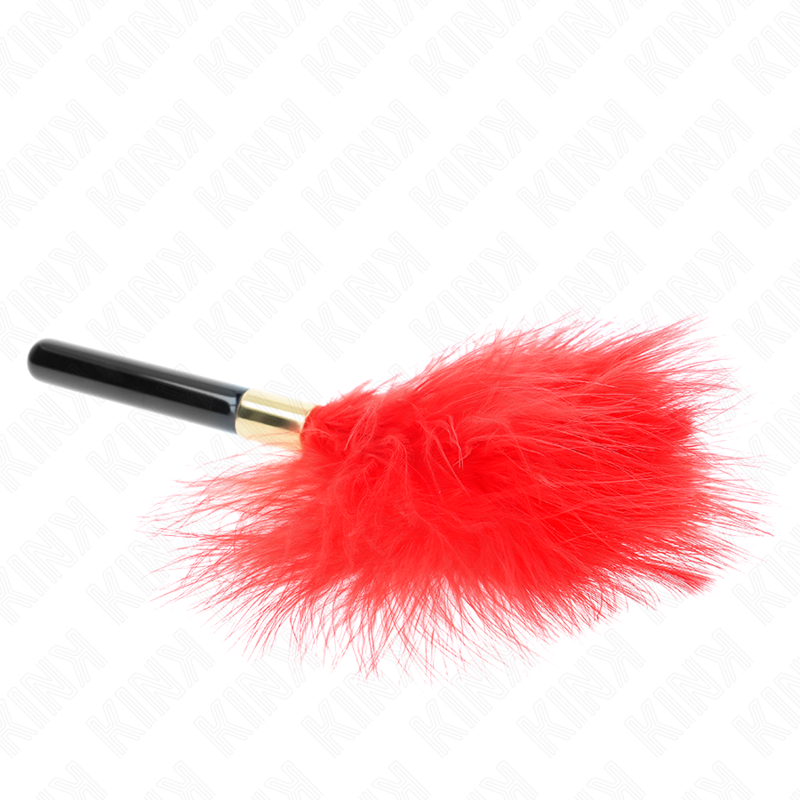 Kink - Plumas Para Cosquillas Metal Dorado Rojo 18 Cm 4 Kink - Plumas Para Cosquillas Metal Dorado Rojo 18 Cm - Imagen 4