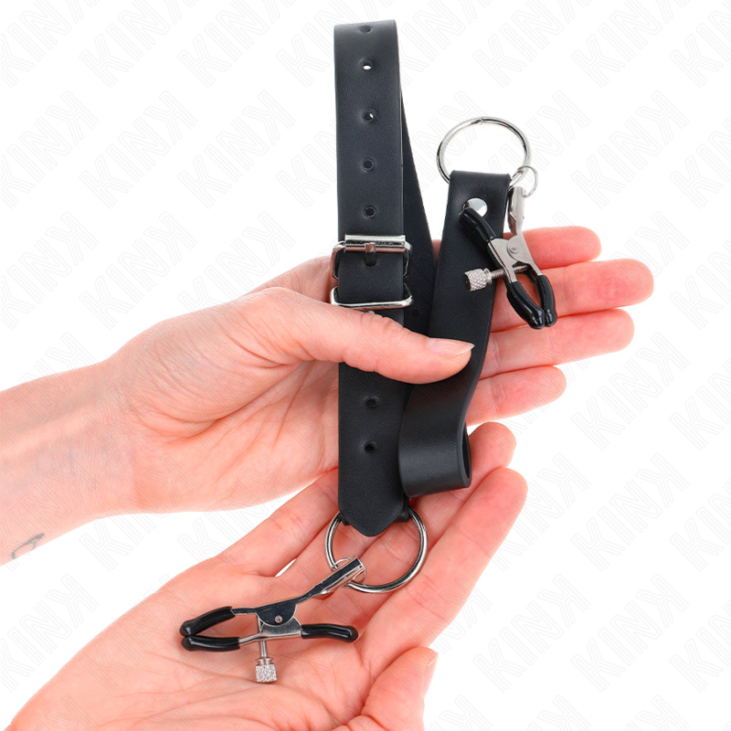 Kink - Pinzas Para Clítoris 4 Enganches Ajustable 34-48 Cm 3 Kink - Pinzas Para Clítoris 4 Enganches Ajustable 34-48 Cm - Imagen 3