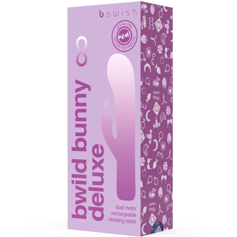 B Swish - Bwild Bunny Infinite Deluxe Vibrador Rabbit 10 Vibraciones Morado 7 B Swish - Bwild Bunny Infinite Deluxe Vibrador Rabbit 10 Vibraciones Morado - Imagen 7