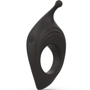 B Swish - Bcharmed Rhythm Infinite Deluxe Anillo para Pene 15 Vibraciones Negro