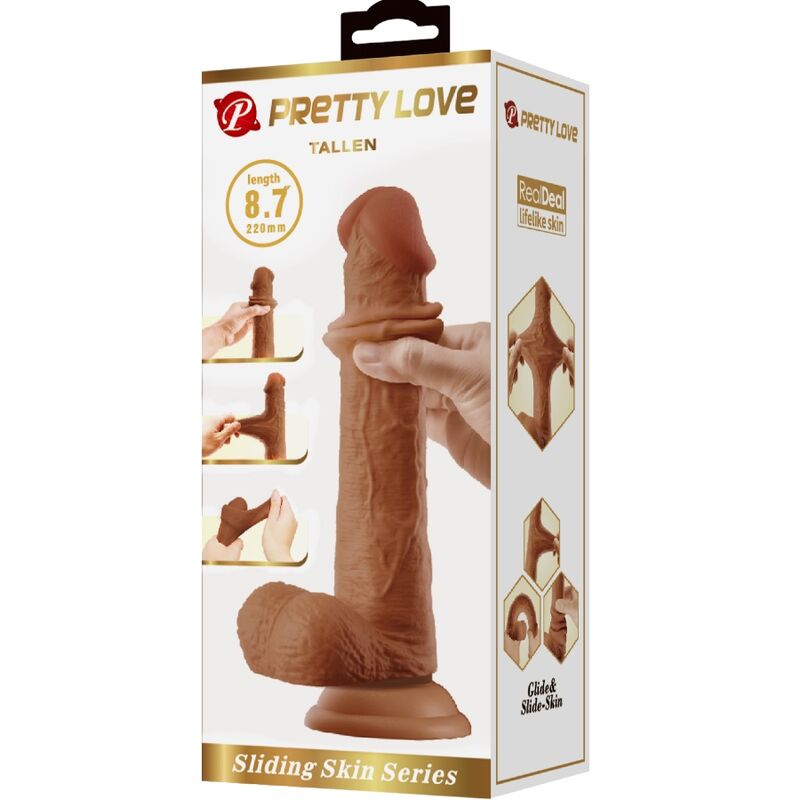 Pretty Love - Tallen Dildo Realístico 22 Cm Mulato 6 Pretty Love - Tallen Dildo Realístico 22 Cm Mulato - Imagen 6