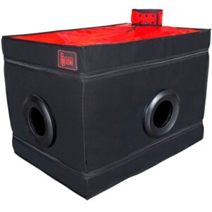 Secret Dome - Kink Club la Niche Cabina Negro & Rojo