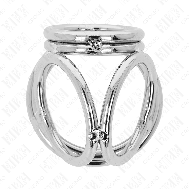 Kink - Anillo Pene Triple Metal Cromado 3.8 Cm A 5 Cm Modelo 1 4 Kink - Anillo Pene Triple Metal Cromado 3.8 Cm A 5 Cm Modelo 1 - Imagen 4