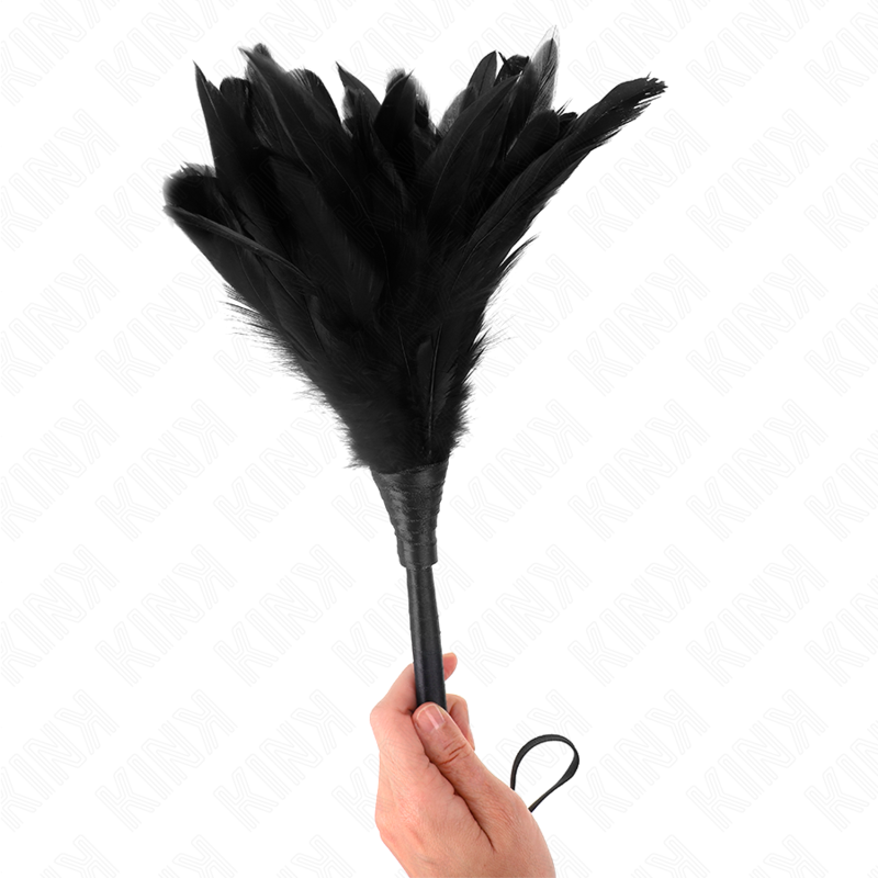 Kink - Plumas De Pollo Para Cosquillas Con Forma Cuerno De Criada Negro 36 Cm 3 Kink - Plumas De Pollo Para Cosquillas Con Forma Cuerno De Criada Negro 36 Cm - Imagen 3