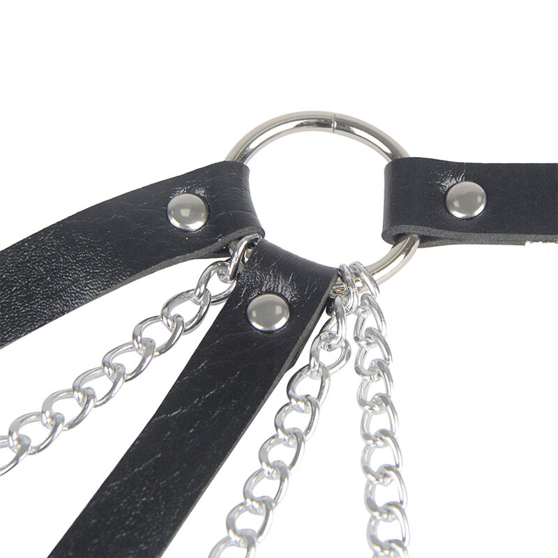Subblime - 953713 Cinturón De Bondage Punk Hebilla Metal Negro 5 Subblime - 953713 Cinturón De Bondage Punk Hebilla Metal Negro - Imagen 5