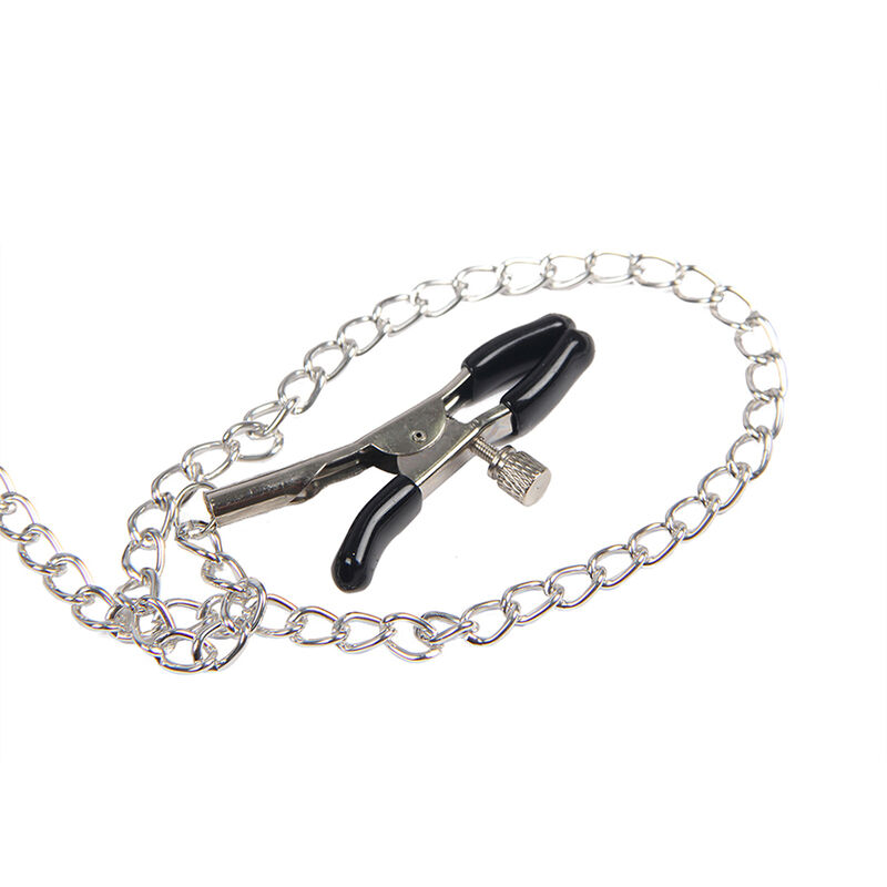 Subblime - 953720 Pinzas Para El Pecho Con Correa De Cuero Bondage Negro 2 Subblime - 953720 Pinzas Para El Pecho Con Correa De Cuero Bondage Negro - Imagen 2