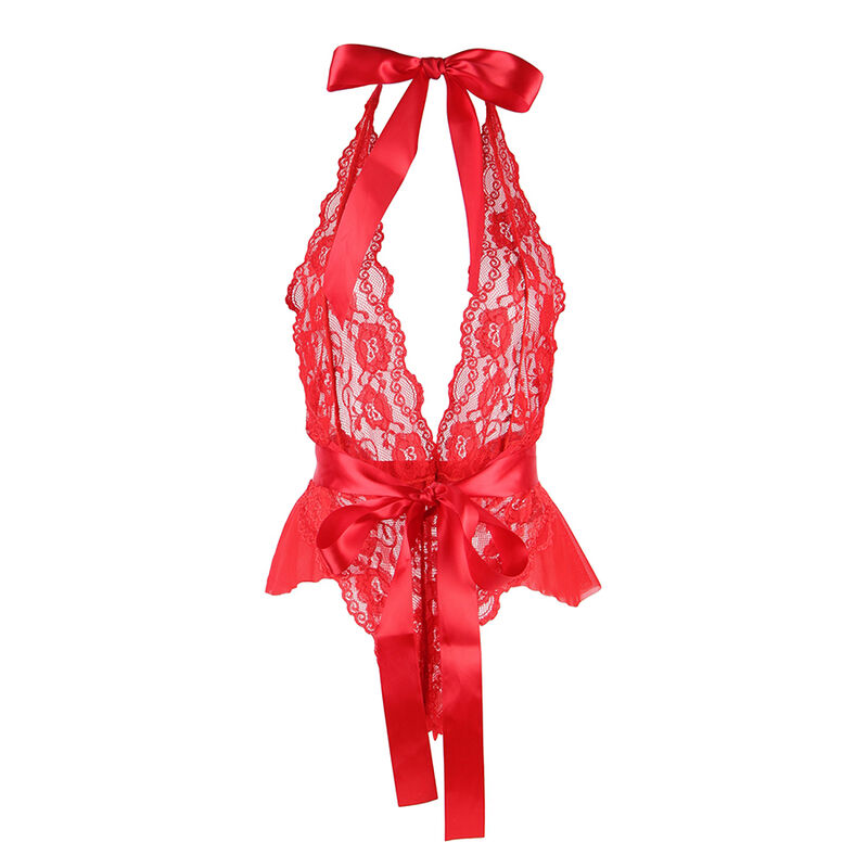 Subblime - 953973 Body Sexy Con Volantes + Cinturón Rojo 4 Subblime - 953973 Body Sexy Con Volantes + Cinturón Rojo - Imagen 4
