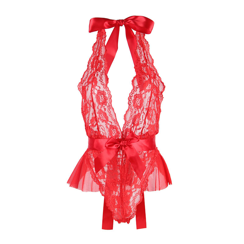 Subblime - 953973 Body Sexy Con Volantes + Cinturón Rojo 5 Subblime - 953973 Body Sexy Con Volantes + Cinturón Rojo - Imagen 5