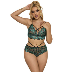 Subblime - 954086 Sujetador + Panties Encaje Verde