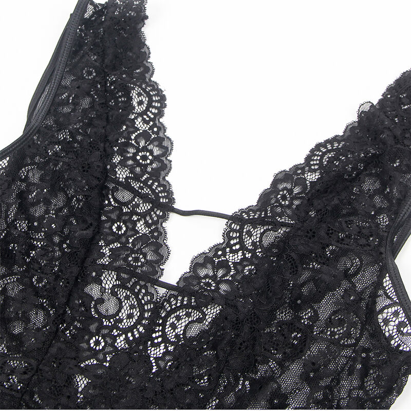 Subblime - 954383 Body Sexy Con Ligueros Negro 6 Subblime - 954383 Body Sexy Con Ligueros Negro - Imagen 6