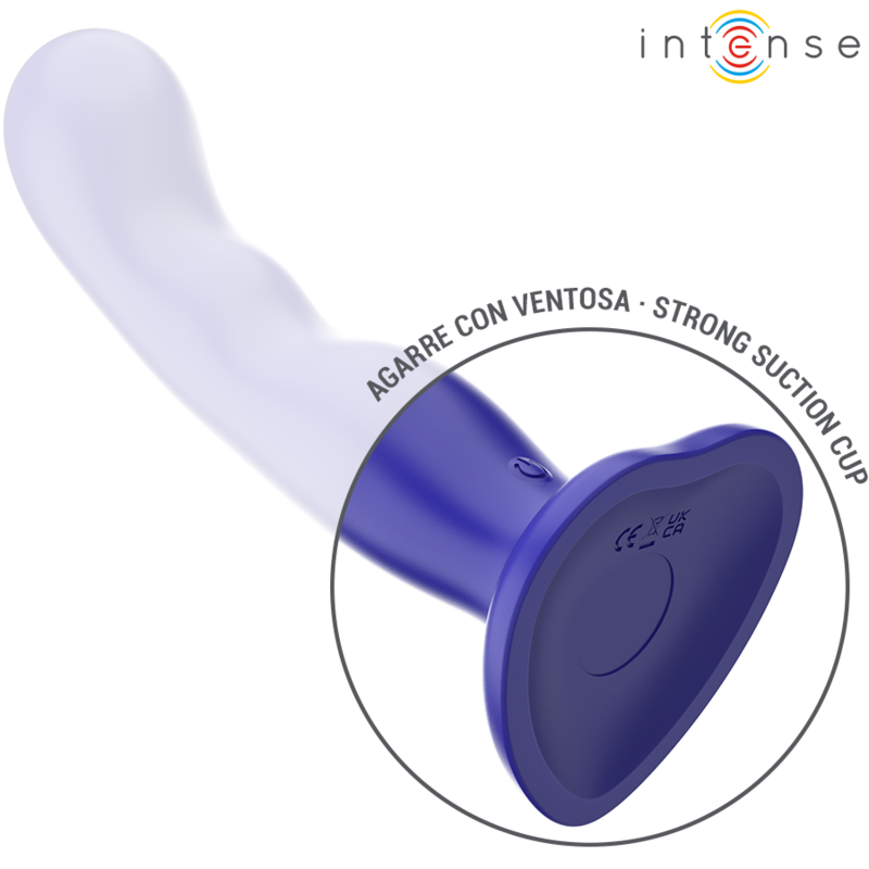 Intense - Shorty Vibrador Con Ventosa Azul Control Remoto 5 Intense - Shorty Vibrador Con Ventosa Azul Control Remoto - Imagen 5
