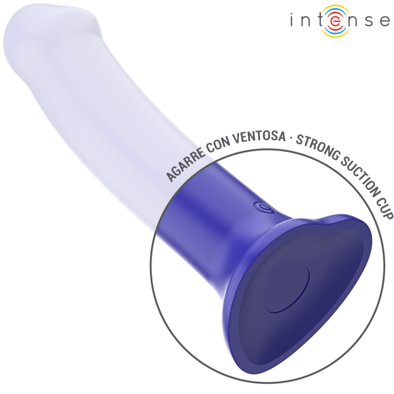 Intense - Victoria Vibrador Con Ventosa 10 Vibraciones Azul Oscuro Control Remoto 4 Intense - Victoria Vibrador Con Ventosa 10 Vibraciones Azul Oscuro Control Remoto - Imagen 4