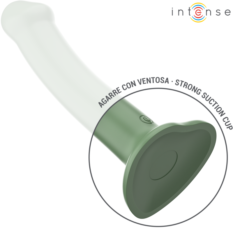 Intense - Becca Vibrador Con Ventosa 10 Vibraciones Verde Control Remoto 4 Intense - Becca Vibrador Con Ventosa 10 Vibraciones Verde Control Remoto - Imagen 4