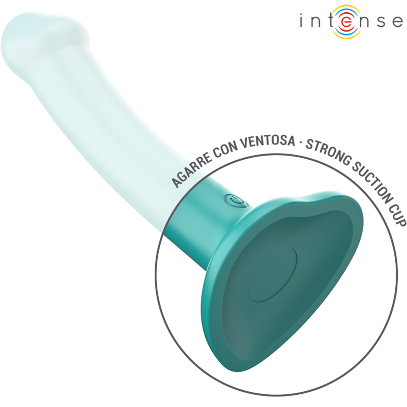 Intense - Katie Vibrador Con Ventosa 10 Vibraciones Azul Oscuro Control Remoto 4 Intense - Katie Vibrador Con Ventosa 10 Vibraciones Azul Oscuro Control Remoto - Imagen 4