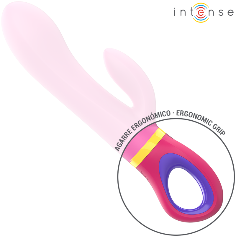 Intense - Daphne Vibrador Rabbit Rosa 4 Intense - Daphne Vibrador Rabbit Rosa - Imagen 4