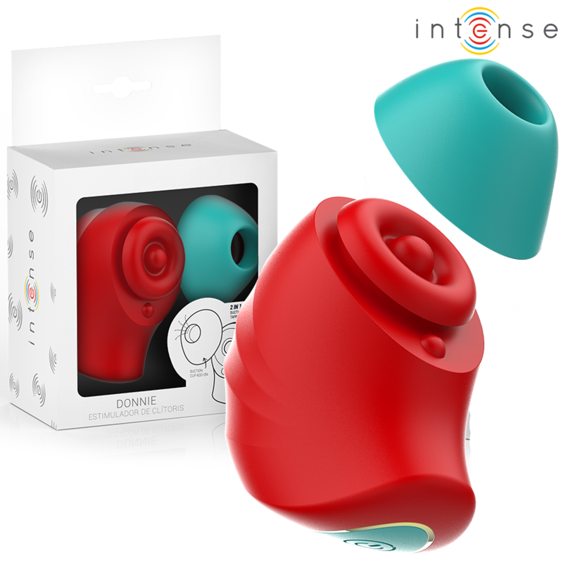 Intense - Donnie Estimulador Clítoris Rojo/Verde 1 Intense - Donnie Estimulador Clítoris Rojo/Verde