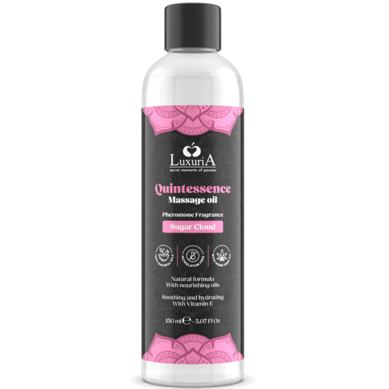 Intimateline Luxuria - Aceite De Masajes Nube De Azúcar 150 Ml 1 Intimateline Luxuria - Aceite De Masajes Nube De Azúcar 150 Ml