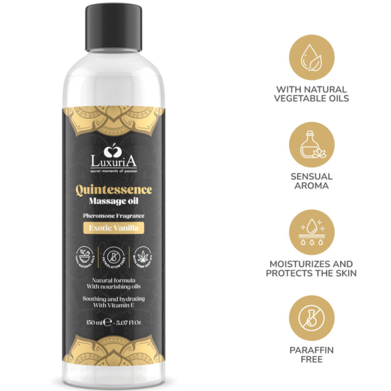 Intimateline Luxuria - Aceite De Masajes Vainilla Exótica 150 Ml 4 Intimateline Luxuria - Aceite De Masajes Vainilla Exótica 150 Ml - Imagen 4
