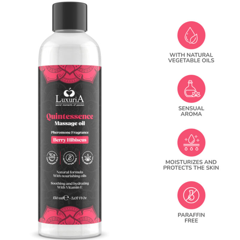Intimateline Luxuria - Aceite De Masajes Baya 150 Ml 4 Intimateline Luxuria - Aceite De Masajes Baya 150 Ml - Imagen 4