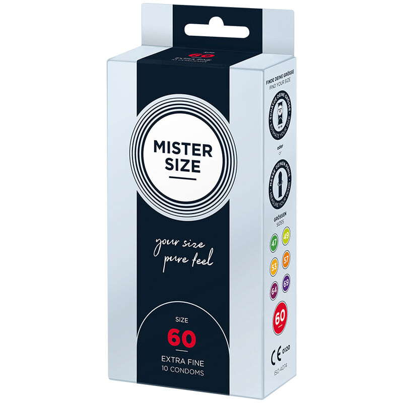 Mister Size - Preservativos Talla Xl 60 Mm (10 Unidades) 2 Mister Size - Preservativos Talla Xl 60 Mm (10 Unidades) - Imagen 2