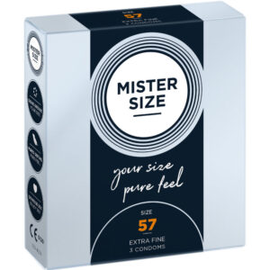 Mister Size - Preservativos Talla L 57 Mm (3 Unidades)